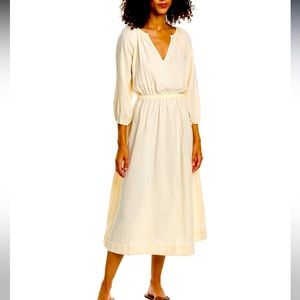 Monrow open back gauze dress